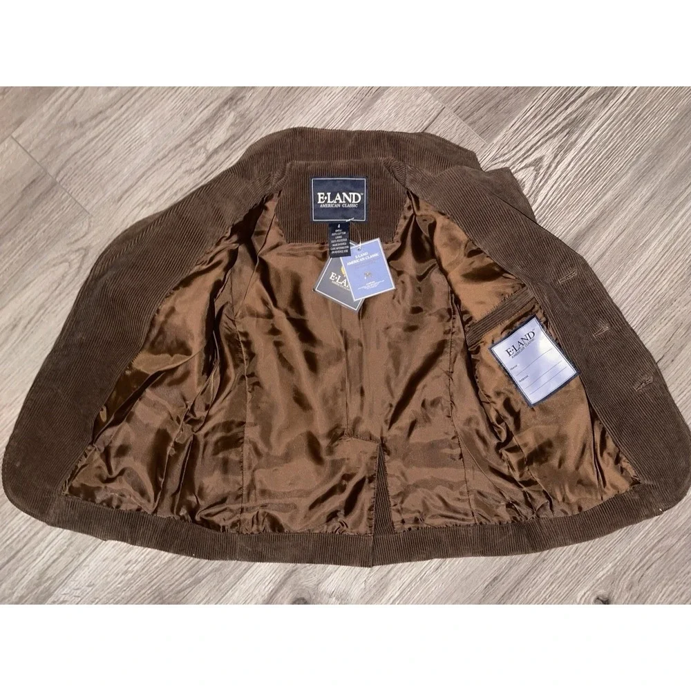 Vintage E-Land American Classic Boys Corduroy Blazer‎ Size 4